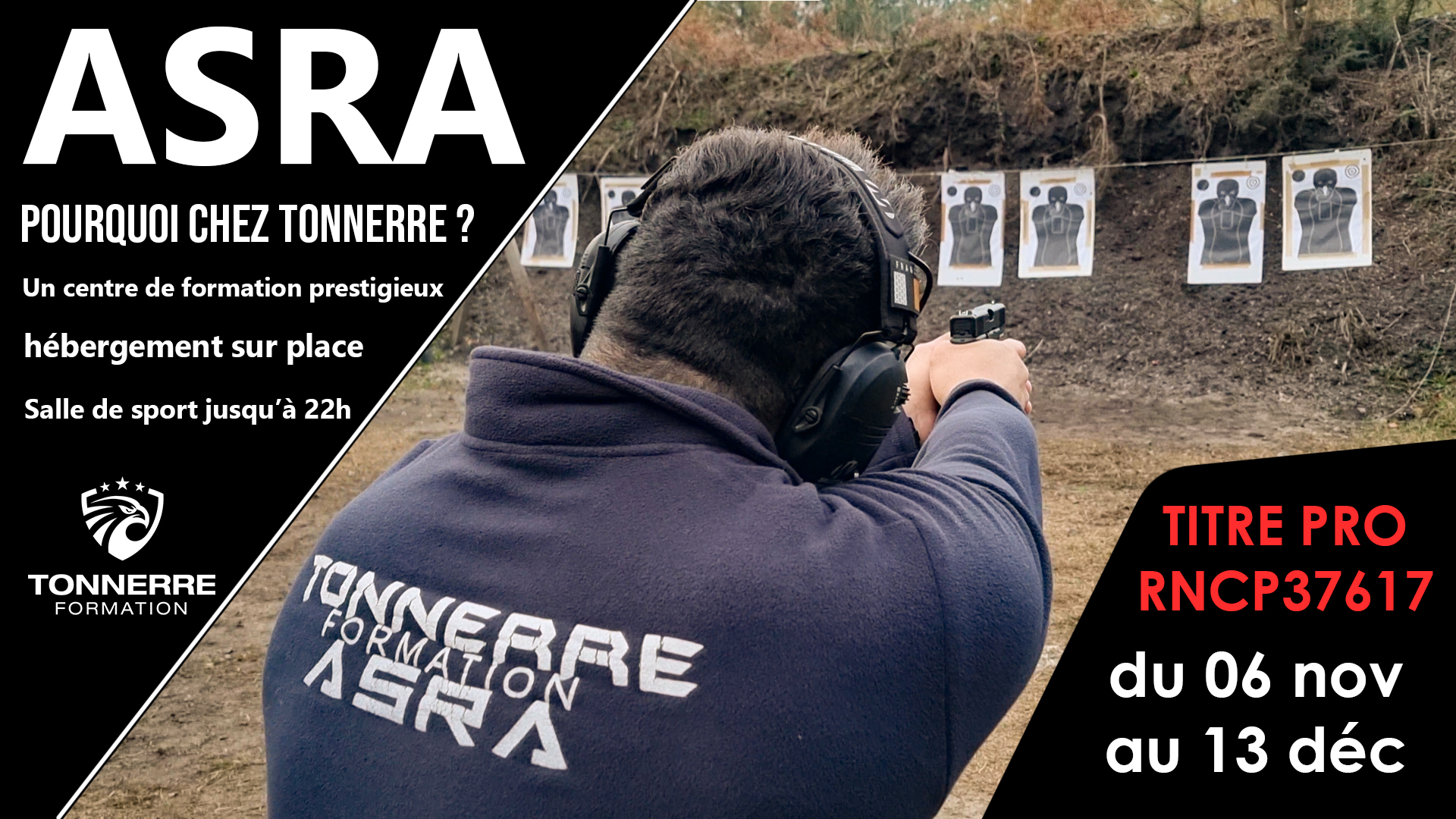 Formation en Sécurité Privée Renforcée Armée Certification ASRA CPF